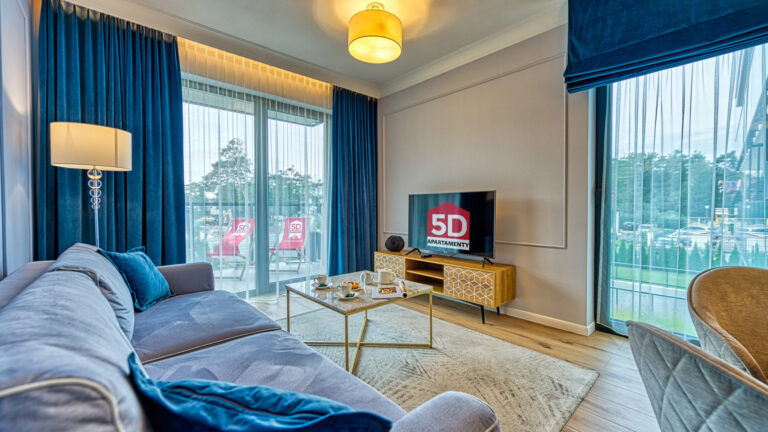 Apartament Słoneczny 231 z Basenem, Sauna i Jacuzzi - 5D Apartments