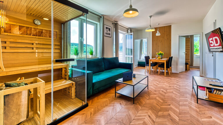 Apartament Winter-feel z prywatną sauną – designerski apartament z panoramą gór - Świeradów Zdrój
