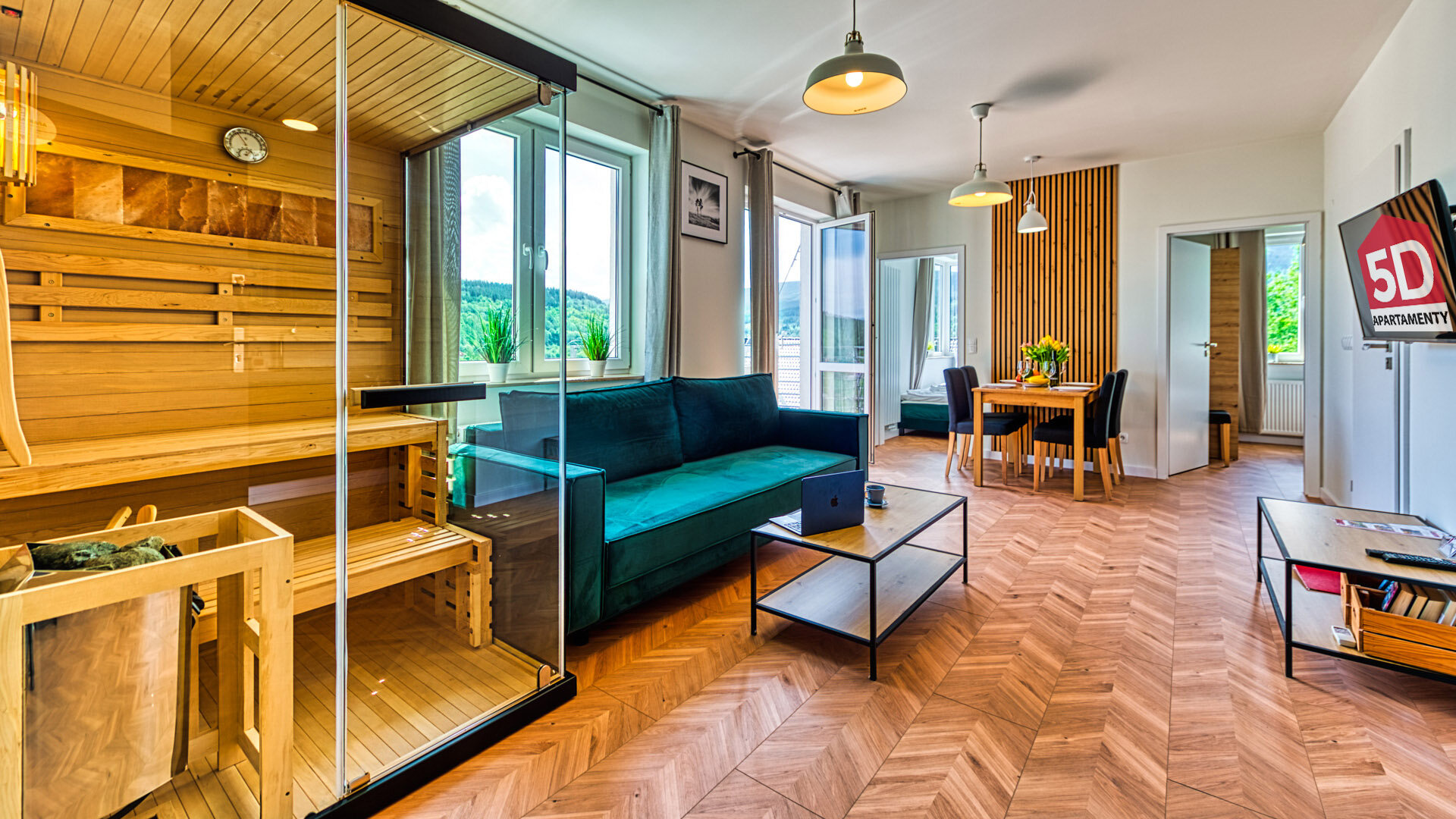 Apartament Winter-feel z prywatną sauną – designerski apartament z panoramą gór - Świeradów Zdrój