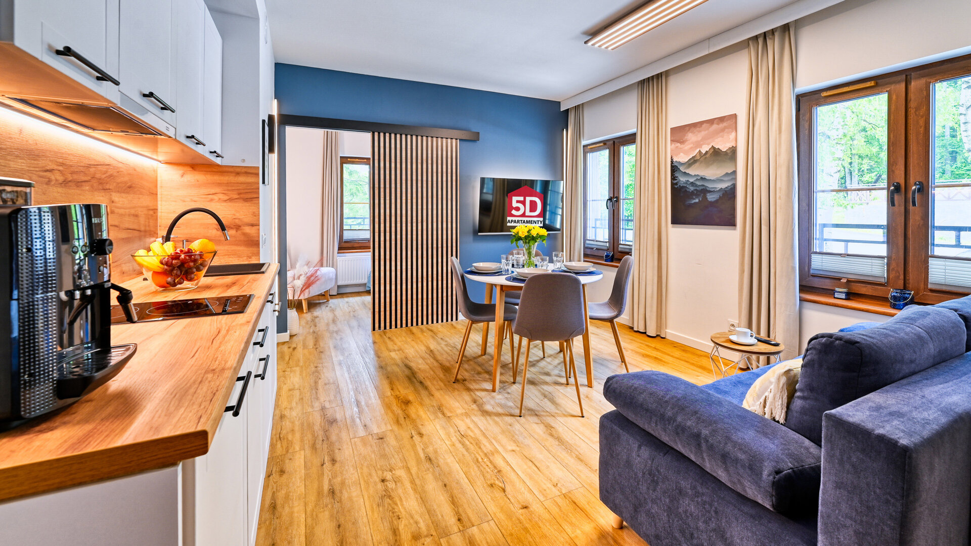 Apartament Pastelowy B15 - pastelowe wnętrze, Szklarska Poręba | Apartamenty 5D