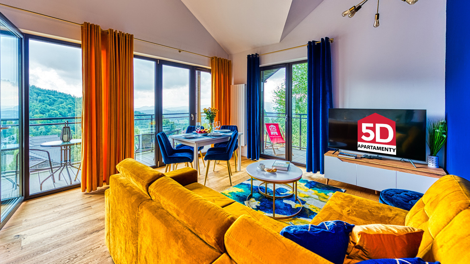 Apartament Penthaus Dwupoziomowy z klimatyzacją 2 Łazienkami - 5D Apartamenty